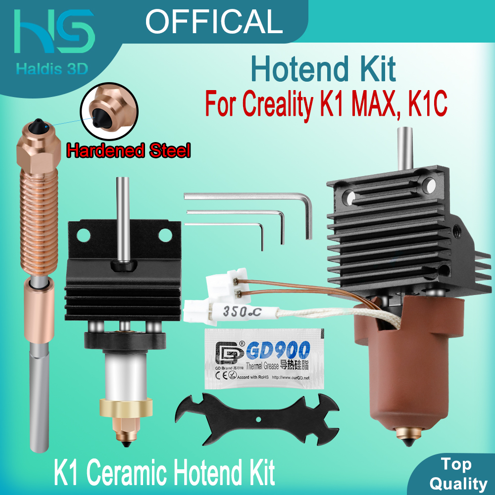 High Flow Ceramic Hotend - อัพเกรด Hotend Kit สําหรับ Creality K1C/K1
