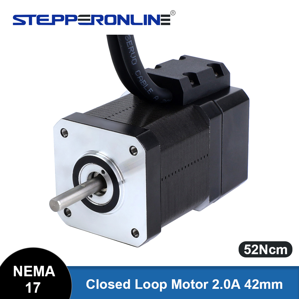 Closed Loop Stepper Motor Nema 17 - Nema 17 2.0A 52Ncm มอเตอร์สเต็ปเปอร์แบบวงปิดพร้อมตัวเข้ารหัสมอเตอร์เซอร์โวมอเตอร์แบบลูปปิด42สเต็ป