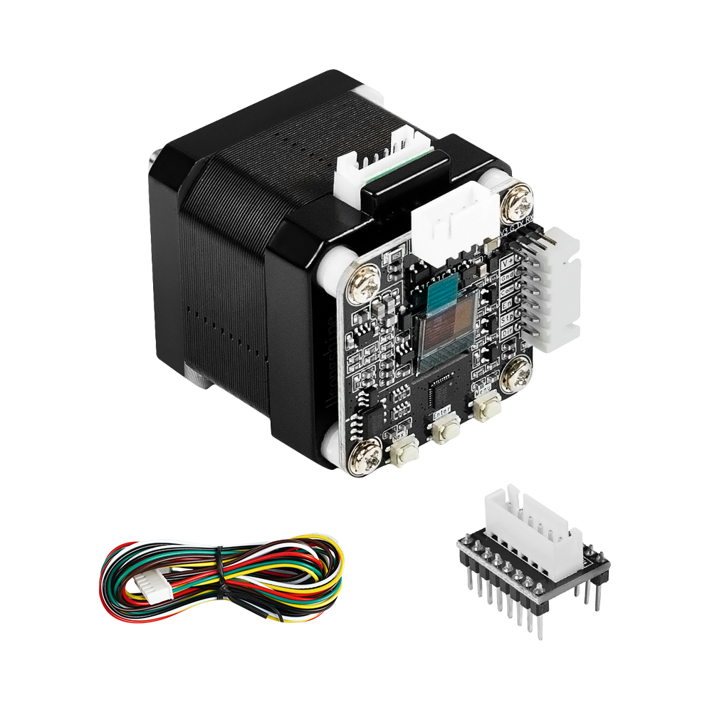 Closed Loop Stepper Motor Nema 17 - ชิ้นส่วนเครื่องพิมพ์3D CNC แบบลูปปิดสเต็ปมอเตอร์เซอร์โวสเต็ปตัวควบคุมก้าว Stm32บอร์ด PCB SERVO42C