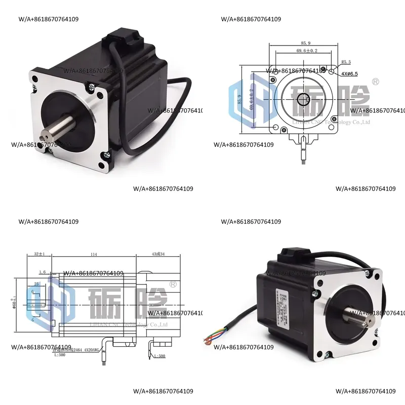 Closed Loop Stepper Motor Nema 17 - มอเตอร์สเต็ปเปอร์แบบเพลากลวงระบบปิด แรงบิดสูง รุ่น Nema 17/23/34 450A/450b/450c
