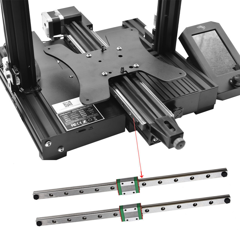 ชุดอัพเกรดรางเลื่อนแกน Y คู่ E - Linear Rail Mgn12H Set บทวิจารณ์และราคา