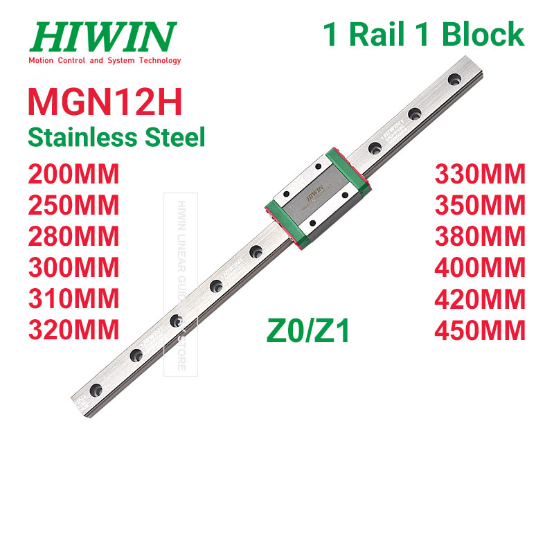 HIWIN MGN12H Z1 Z0 HIWIN MGN12 - Linear Rail Mgn12H Set บทวิจารณ์และราคา