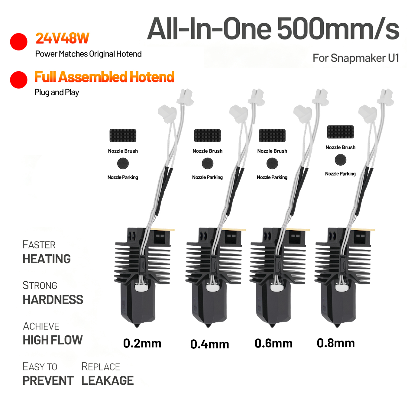 หัวฉีดความร้อนสำหรับ Snapmaker - High Flow Ceramic Hotend บทวิจารณ์และราคา