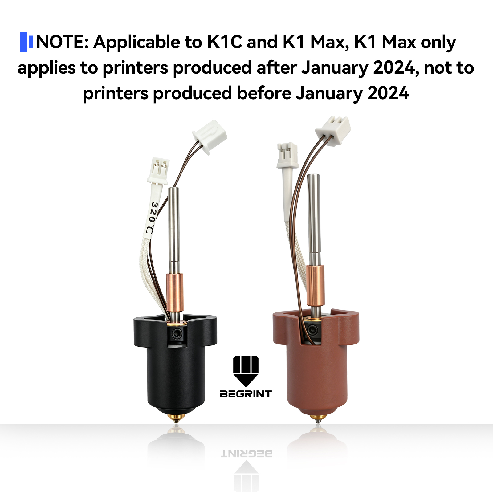 ชุดฮอตเอนด์ Creality K1C K1 MA - High Flow Ceramic Hotend บทวิจารณ์และราคา